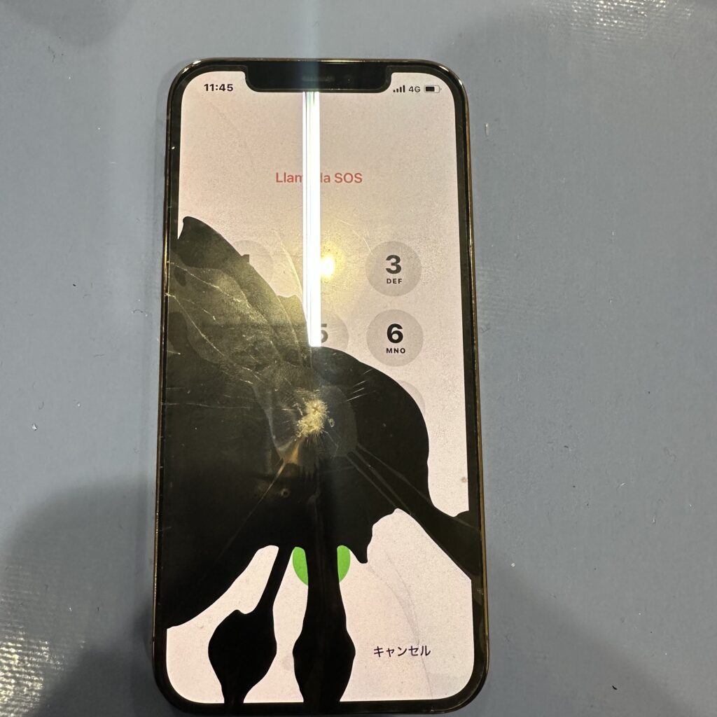 iPhone液晶故障　左京区鹿ケ谷エリア即日修理